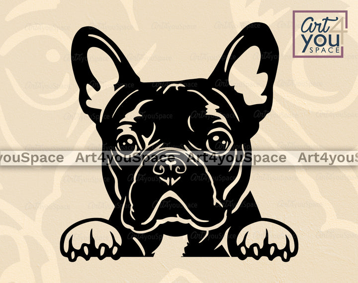 French Bulldog DXF