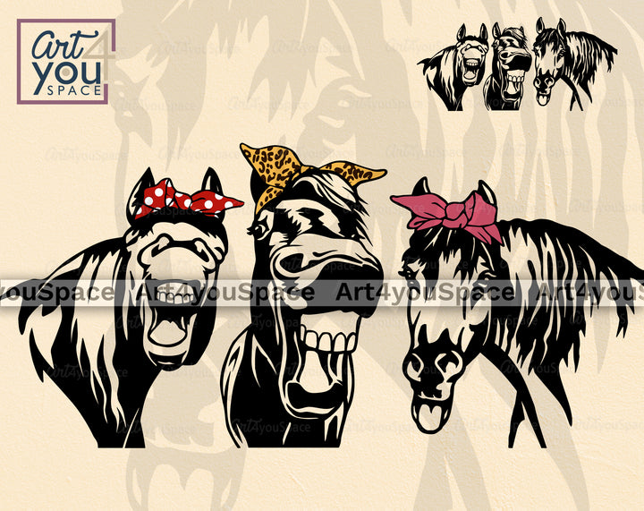 Horses SVG