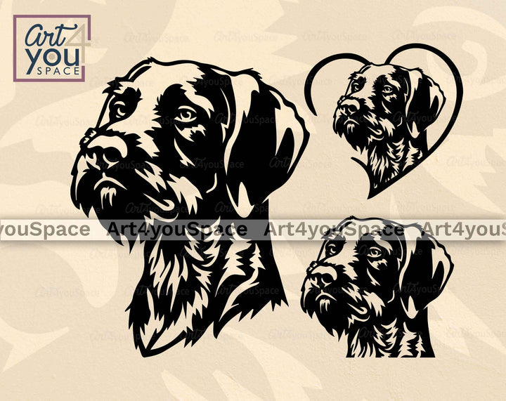 German Wirehaired Pointer Cricut Project