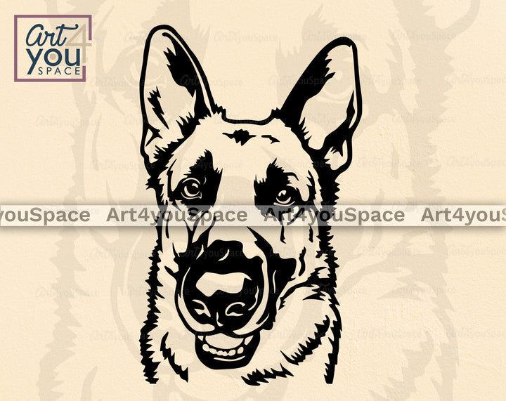 German Shepherd SVG