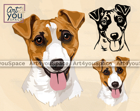 Jack Russell Terrier SVG