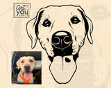 Personalized Design, Digital Custom Pet Portrait SVG