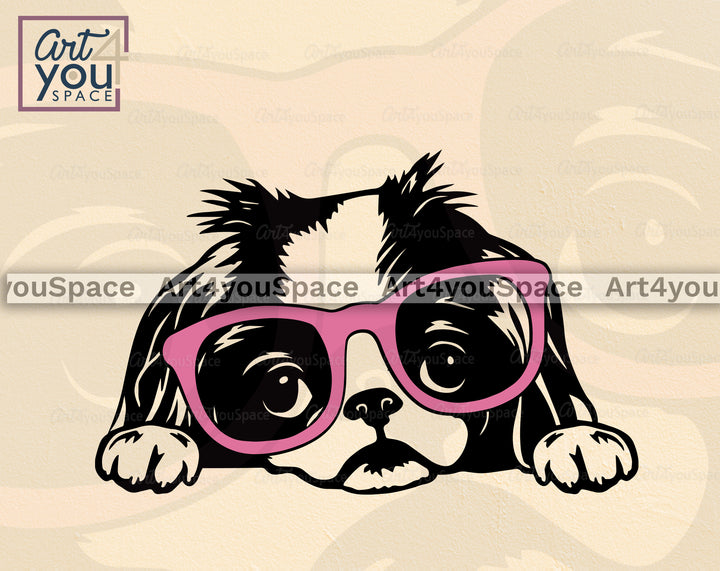 Japanese Chin Clipart