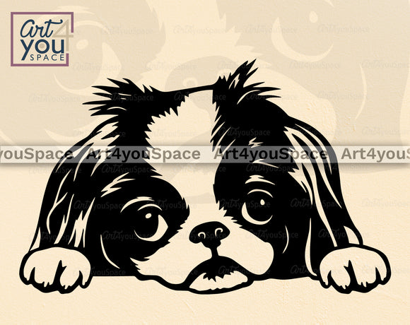 Japanese Chin SVG