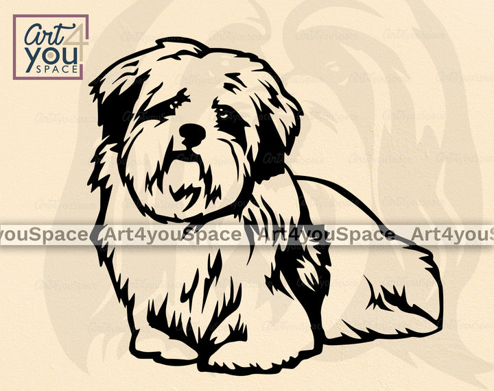 Lhasa Apso DXF