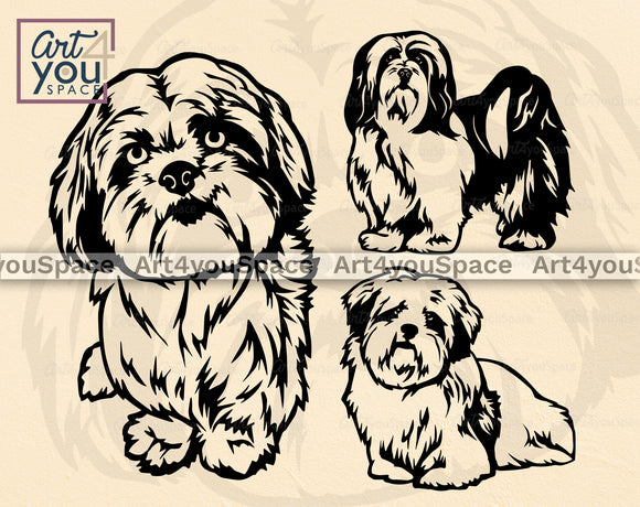 Lhasa Apso SVG