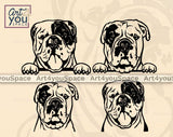 Olde English Bulldogge svg files
