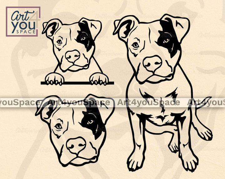 pit bull svg file