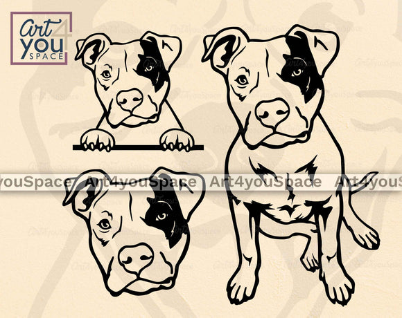 pit bull svg file