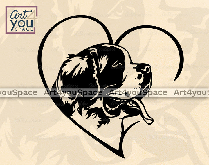 Saint Bernard Vector