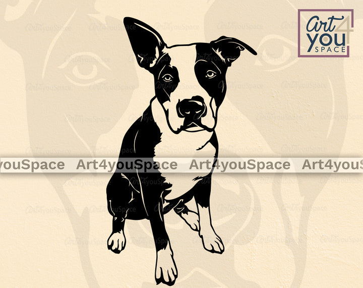 American Staffordshire Terrier Vector