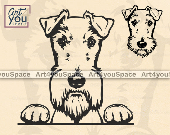 Airedale Terrier SVG