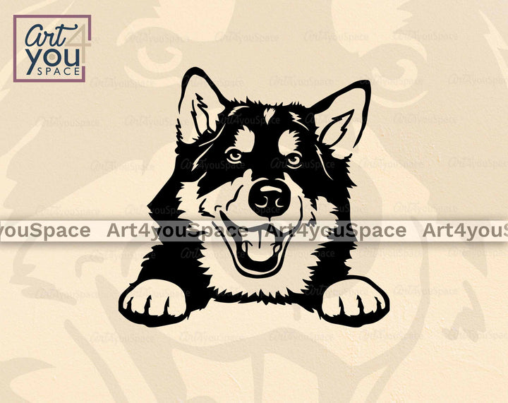 alaskan malamute svg