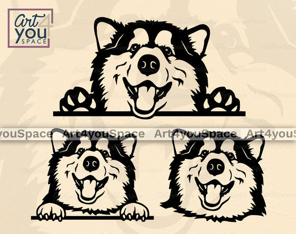 alaskan malamute svg