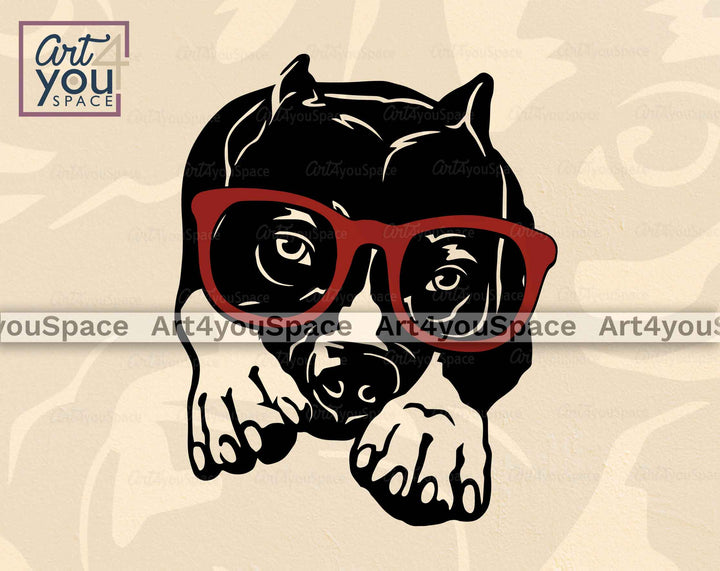 American Bully vector
