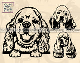 American Cocker Spaniel SVG