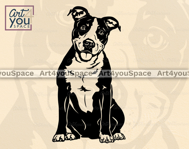 American Staffordshire Terrier PNG