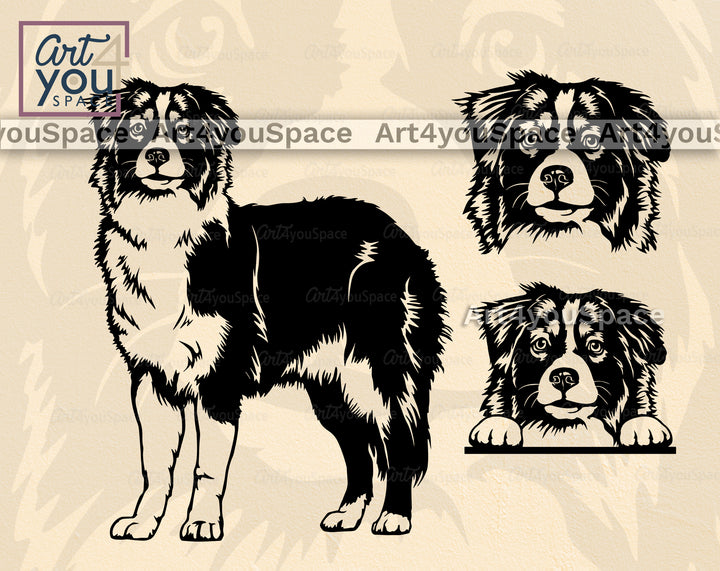 Australian Shepherd SVG