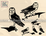 Barn Owl  SVG