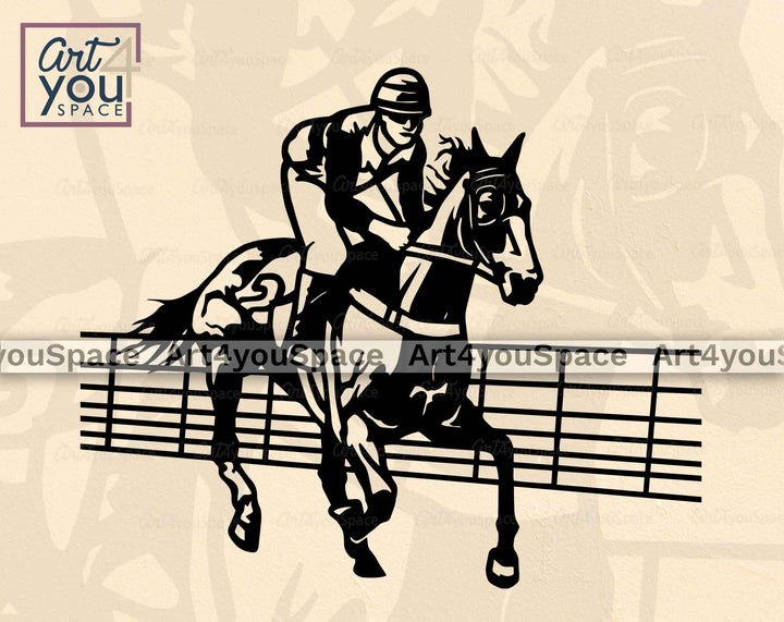 barrel racing art
