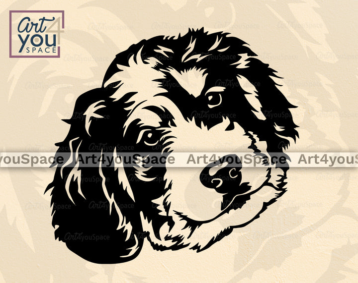 Bernedoodle Art