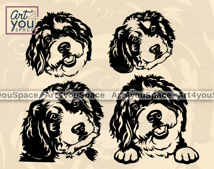 Bernedoodle SVG