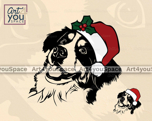 Bernese Christmas svg file