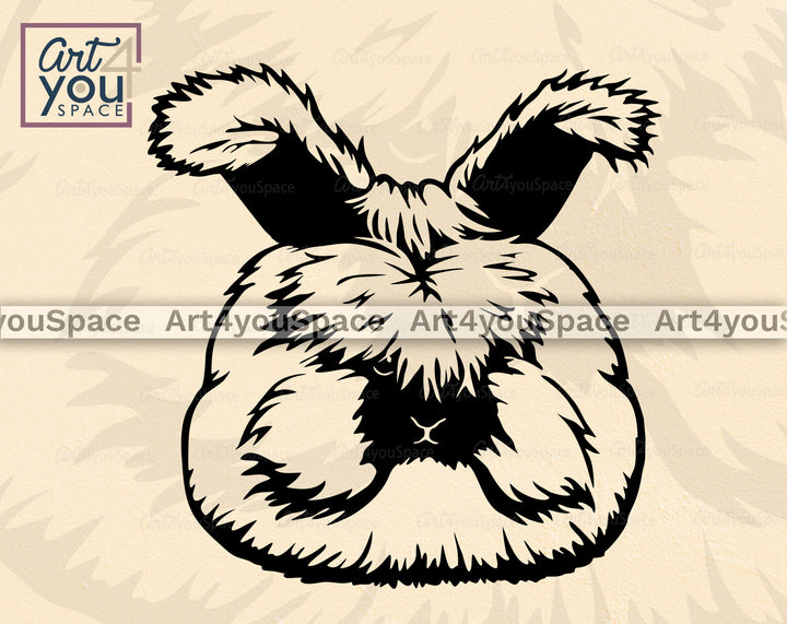 Angora Rabbit Vector