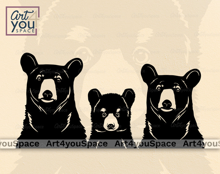 Black Bear Vector