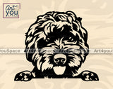 Black Labradoodle Art