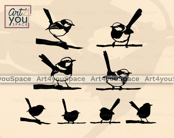 blue wren svg files