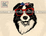 border_collie_american_flag_svg