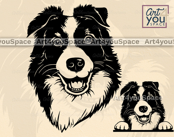 Border Collie SVG