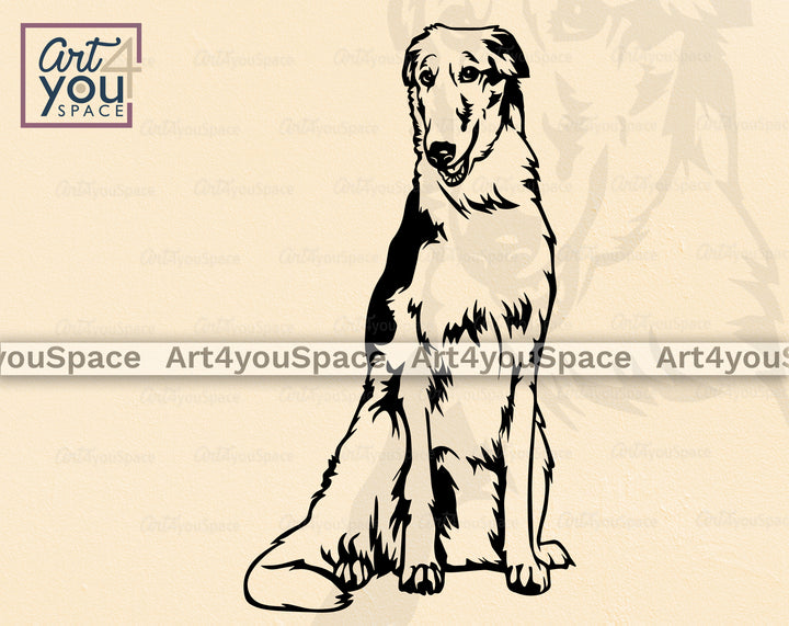 Borzoi PNG