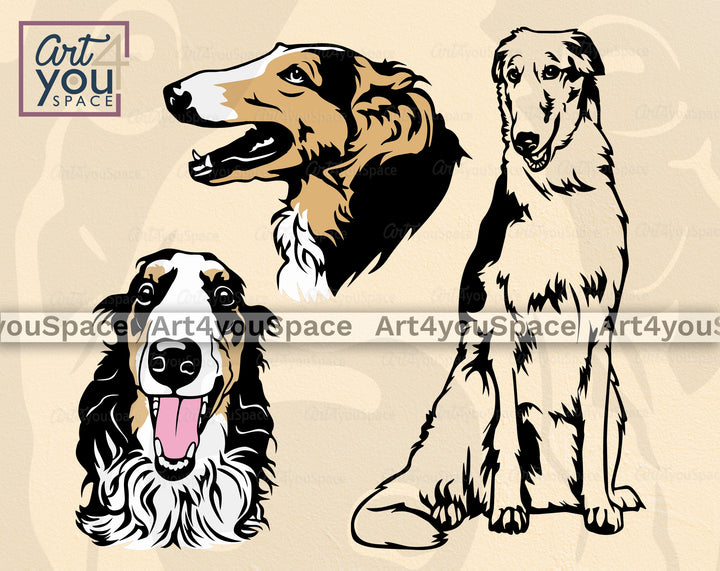 Borzoi SVG