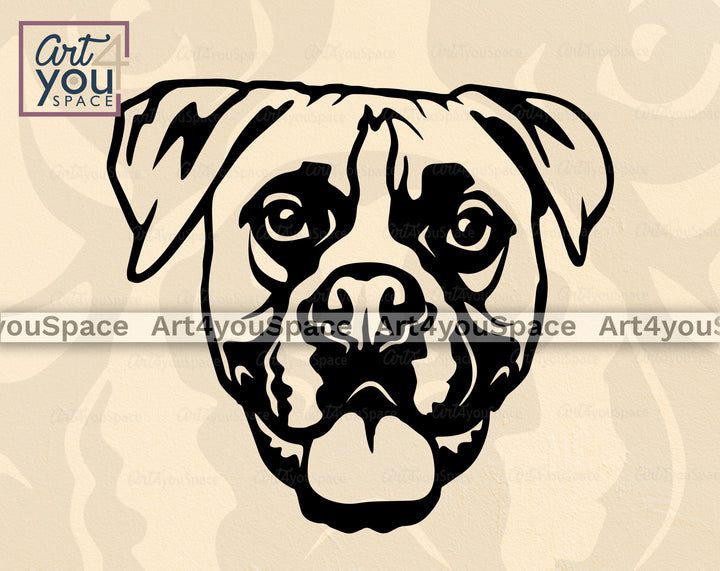 dog face svg