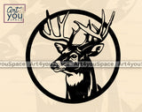 Deer Head Svg