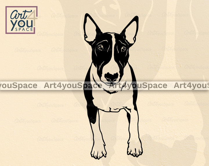 Bull Terrier Cricut