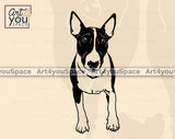 Bull Terrier Cricut
