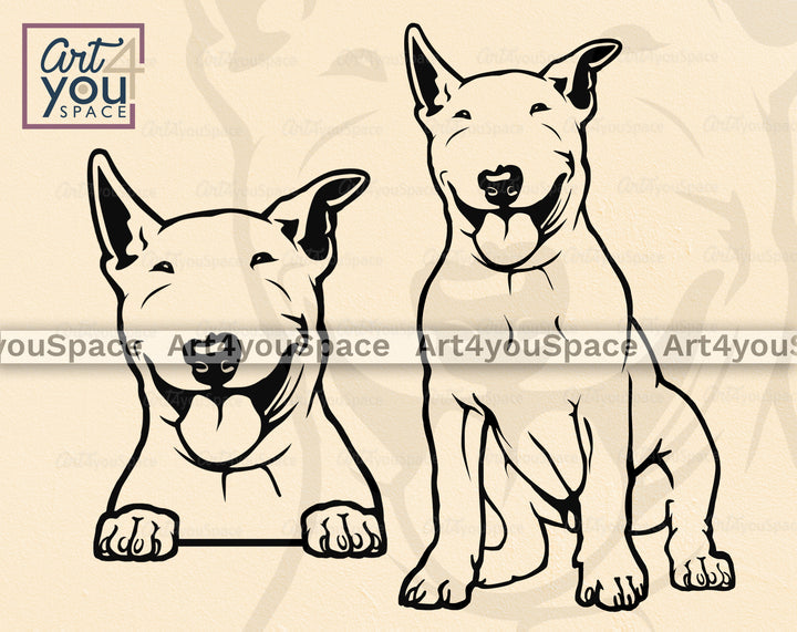 Bull Terrier SVG