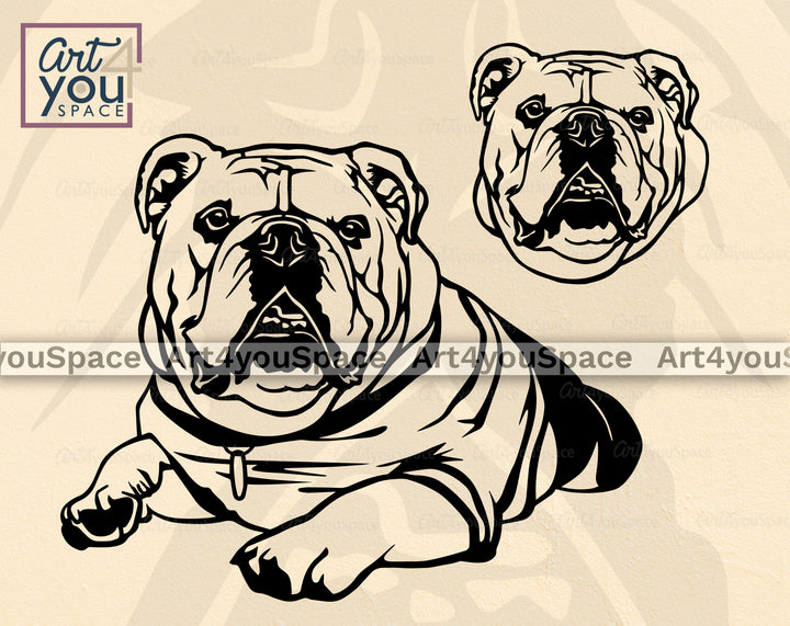 Bulldog SVG