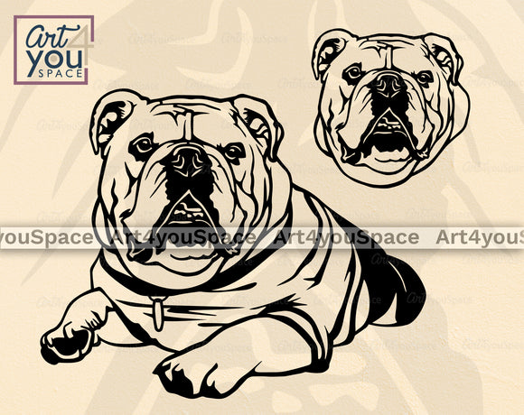 Bulldog SVG