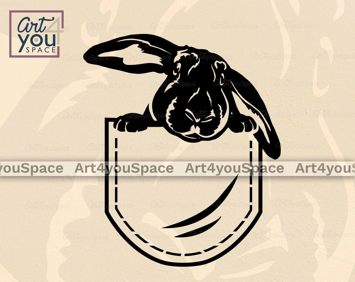 Buy Lop Eared Bunny SVG, DXF, PNG – Art4youSpace