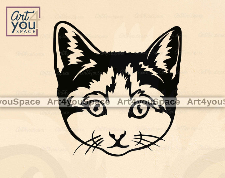 cat face svg