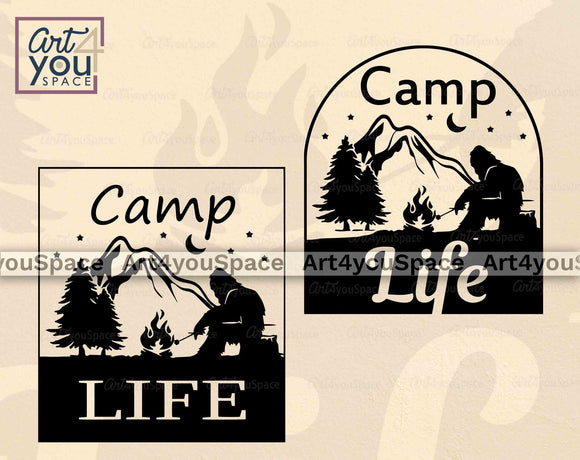 camp life svg