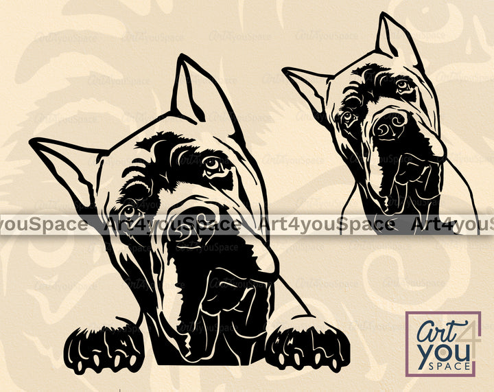 cane corso svg
