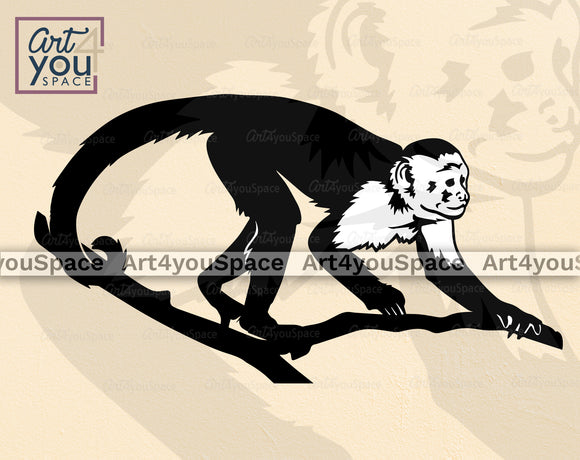 Capuchin Monkey SVG
