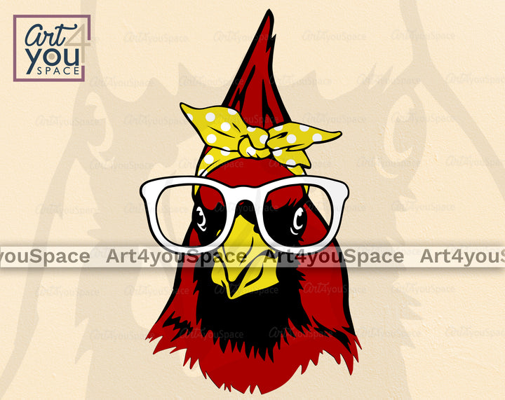 Cardinal Bird Cricut