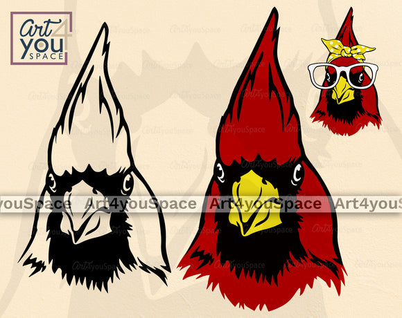 Cardinal Bird SVG
