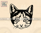 cat head vector